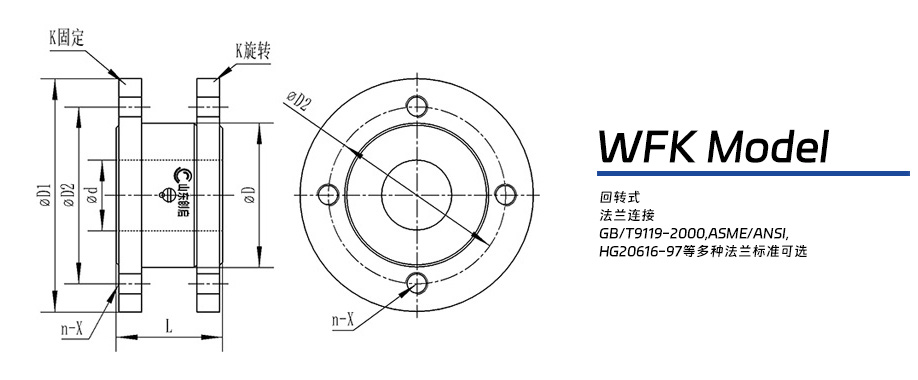 WFK型回轉(zhuǎn)接頭圖紙